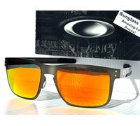 NEW Oakley HOLBROOK METAL Occhiali da Sole Gunmetal Polarizzati Galaxy Ruby 4123