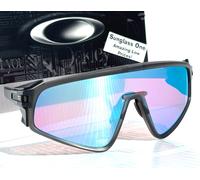 NEW Oakley LATCH PANEL Occhiali da Sole Grigio Opaco Smoke PRIZM Snow Sapphire