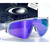 NEW Oakley Latch Panel Occhiali da Sole Shield Montatura Clear Lente PRIZM Viola
