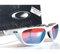 NEW Oakley Lateralis Occhiali Da Sole Wrap Matte White PRIZM Lenti Snow Sapphire