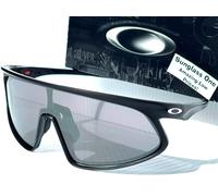 NEW Oakley RSLV Occhiali Da Sole Matte Black Lenti PRIZM Nero 9484-01 Baseball
