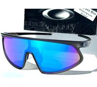 NEW Oakley RSLV Occhiali Da Sole Wrap Grigio PRIZM Sapphire Lente 9484-03
