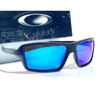 NEW Oakley SI Cables Occhiali Da Sole Polarizzati Matte Nero Lenti Blu 9129