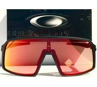 NEW Oakley SUTRO S Shield Occhiali da Sole Matte Black PRIZM Trail Torch 9462-03