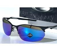 NEW Oakley WIRE TAP 2.0 Occhiali da Sole Satin Black Lenti PRIZM Sapphire