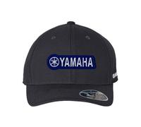 NEW Oakley x YAMAHA Racing Classic Patch Snapback Hat Nero Made in USA Limited