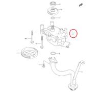 NEW OEM SUZUKI MARINE Oil pump Pompa dell'olio DF 150 DF 175 DF 200 DF 200AT