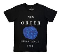 New Order Substance 1987 Premium Carbon autorizzato Uomo maglietta