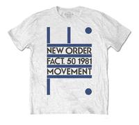 New Order - T-Shirt # L Unisex White # Movement