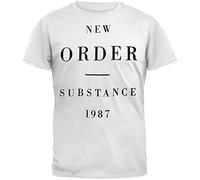 New Order - Uomo Substance Soft T-Shirt - X-Large Bianco