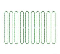 New Orleans - Collana a catena con perline per feste di martedì grasso, in plastica, lunghezza 40 cm, colore: verde