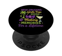 New Orleans Girls Trip 2026 Bachelor Besties Party Matching PopSockets PopGrip Adesivo
