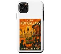 New Orleans Louisiana - Poster da viaggio vintage stile Custodia per iPhone 11 Pro Max