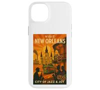New Orleans Louisiana - Poster da viaggio vintage stile Custodia per iPhone 14 Plus