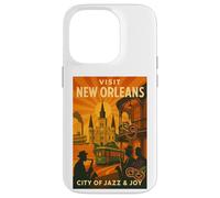 New Orleans Louisiana - Poster da viaggio vintage stile Custodia per iPhone 14 Pro
