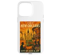 New Orleans Louisiana - Poster da viaggio vintage stile Custodia per iPhone 15 Pro Max