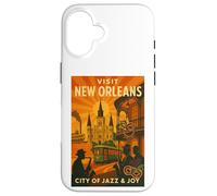 New Orleans Louisiana - Poster da viaggio vintage stile Custodia per iPhone 16