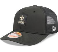 New Orleans Saints NFL Sideline 2025 New Era 9Seventy Trucker Stretch Snap Cap