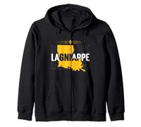 New Orleans Slang o NOLA per Lagniappe Felpa con Cappuccio