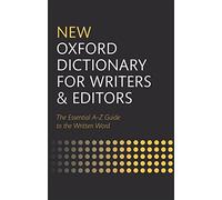 New Oxford Dictionary for Writers and Editors