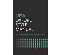 New Oxford Style Manual by Oxford University Press