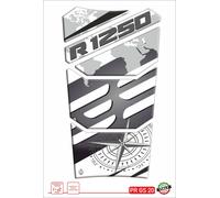New Paraserbatoio Resinato Sticker 3D BMW R 1250 GS ADVENTURE Moto White D
