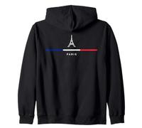 New Parigi Torre Eiffel Francia Bandiera Souvenir Evento Uomini Donne Felpa con Cappuccio