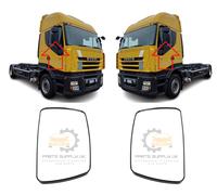 NEW Per IVECO Stralis 2006-2019 Vetro Specchio Riscaldato Set Coppia