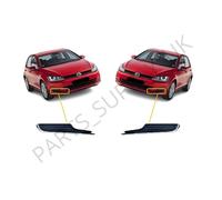 NEW Per VW Golf VII 2012-2017 Highline Coppia Fendinebbia Griglia Nera/Chrome