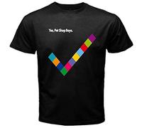 New Pet Shop Boys Yes Electronic Band Men's Black T Shirt Size1 Cotton Size XL