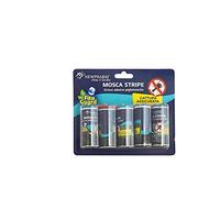 NEW PHARM Striscia Adesiva Trappola per Cattura Mosche Mosca Stripe 5 Pezzi
