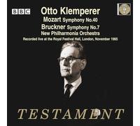New Philharmonia Orchestra - Mozart: Symphony No.4; Bruckner: Symphony No.7 by New Philharmonia Orchestra (2013-06-11)