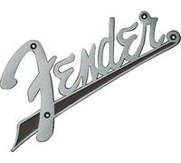 New Placca Amplificatore Logo Fender '63 Flat Top IN Metallo - 0994092000 Brown