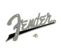 New Placca Amplificatore Logo Fender IN Metallo - Bassman - 0994095000