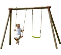 New Plast AL1343 - Altalena Doppia in Legno Iris