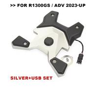 NEW Portapacchi Posteriore Moto BMW R1300GS ADV Silver Con Set USB