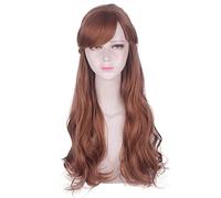 New Princess Elsa 2 Parrucca Cosplay Snow Ice Queen Lunghe ondulate parrucche beige Halloween Party elsa Hair + parrucca elsa parrucca PL-331