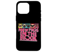 New Pugs On The Block Funny Pug Owner Pop Culture Gift Custodia per iPhone 16 Pro Max