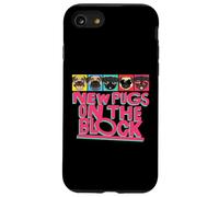 New Pugs On The Block Funny Pug Owner Pop Culture Gift Custodia per iPhone SE (2020) / 7/8