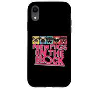New Pugs On The Block Funny Pug Owner Pop Culture Gift Custodia per iPhone XR