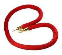 New Queue Divider Crowd Control Barrier Rope,Multi-Color Optional Hotels/Theaters Stanchion Rope, for Restaurants Party Event Entry(Red,0.9m/3ft/36inch)