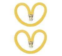 New Queue Divider VIP Stanchion Rope,60 100 150 200 250 300 Cm Crowd Control Barrier Rope, for Opening Ceremony/Concert Venues(Yellow,2.7m/8.9ft/106inch)
