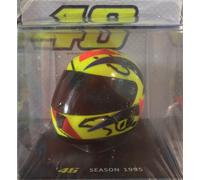 NEW RARE 1:5 Casco Helmet VALENTINO ROSSI - Season 1995 SPARK +Magazine