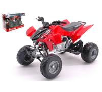 NEW RAY 1/12 MOTO ATV QUAD HONDA TRX450R ROSSO MODELLINO STATICO DIECAST
