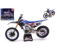 NEW RAY 1/12 MOTO CROSS YAMAHA YZ 450F 101 ELI TOMAC MODELLINO STATICO DIECAST