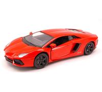 NEW RAY 1/24 LAMBORGHINI AVENTADOR LP700 4 ROSSO MODELLINO STATICO DIECAST