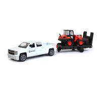 New Ray 1/43 Chevy Pick-Up Rimorchio Kubota R630 Piccolo Ruota Loader SS-34233