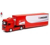 NEW RAY 1/43 MAN F2000 DUCATI MOTOGP TEAM TRUCK 2017