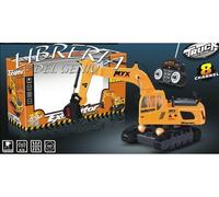 NEW RAY CAMION similar VOLVO SCAVATORE RUSPA LAVORI IN CORSO RADIOCOMANDATO 1:28