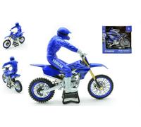 NEW RAY NY58315 YAMAHA YZ450F WITH DRIVER 1:12 Modellino